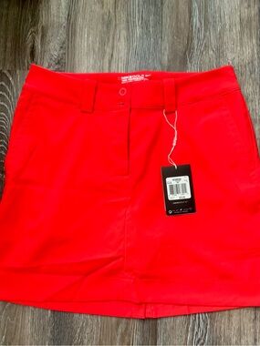 Nike Women's Orange Golf Skort